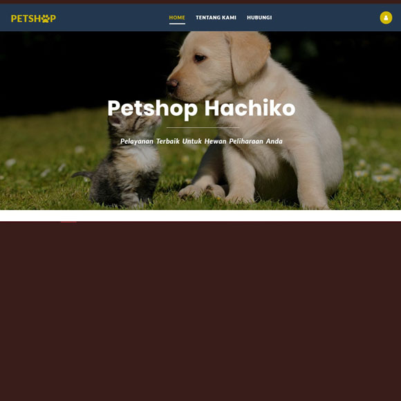 Website Pemesanan Grooming Hewan (Hachiko Petshop)